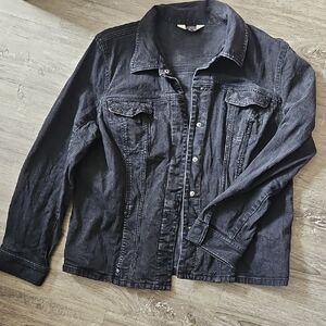Denver Hayes Charcoal Denim Jacket